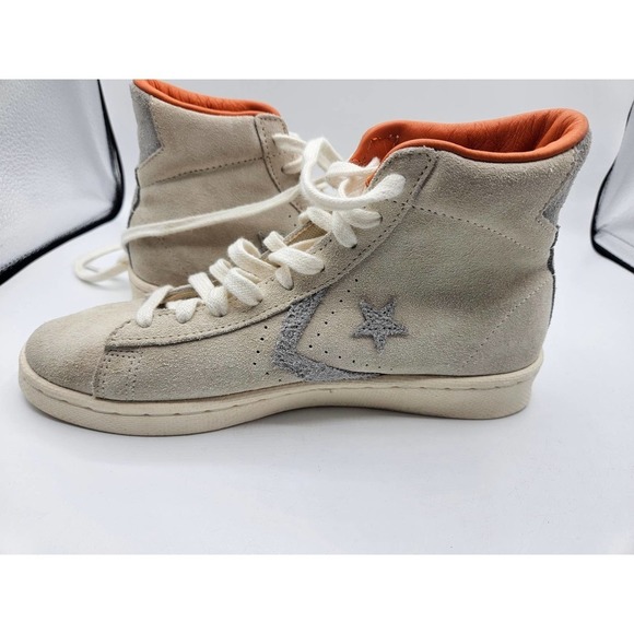 Converse x Bugs Bunny Pro Leather High Top Mens 6 Womens 7.5 Gray Orange - Picture 9 of 13